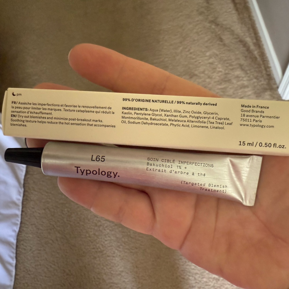 Typology targeted blemish treatment - L65